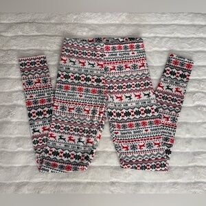 Fuzzy Christmas Leggings